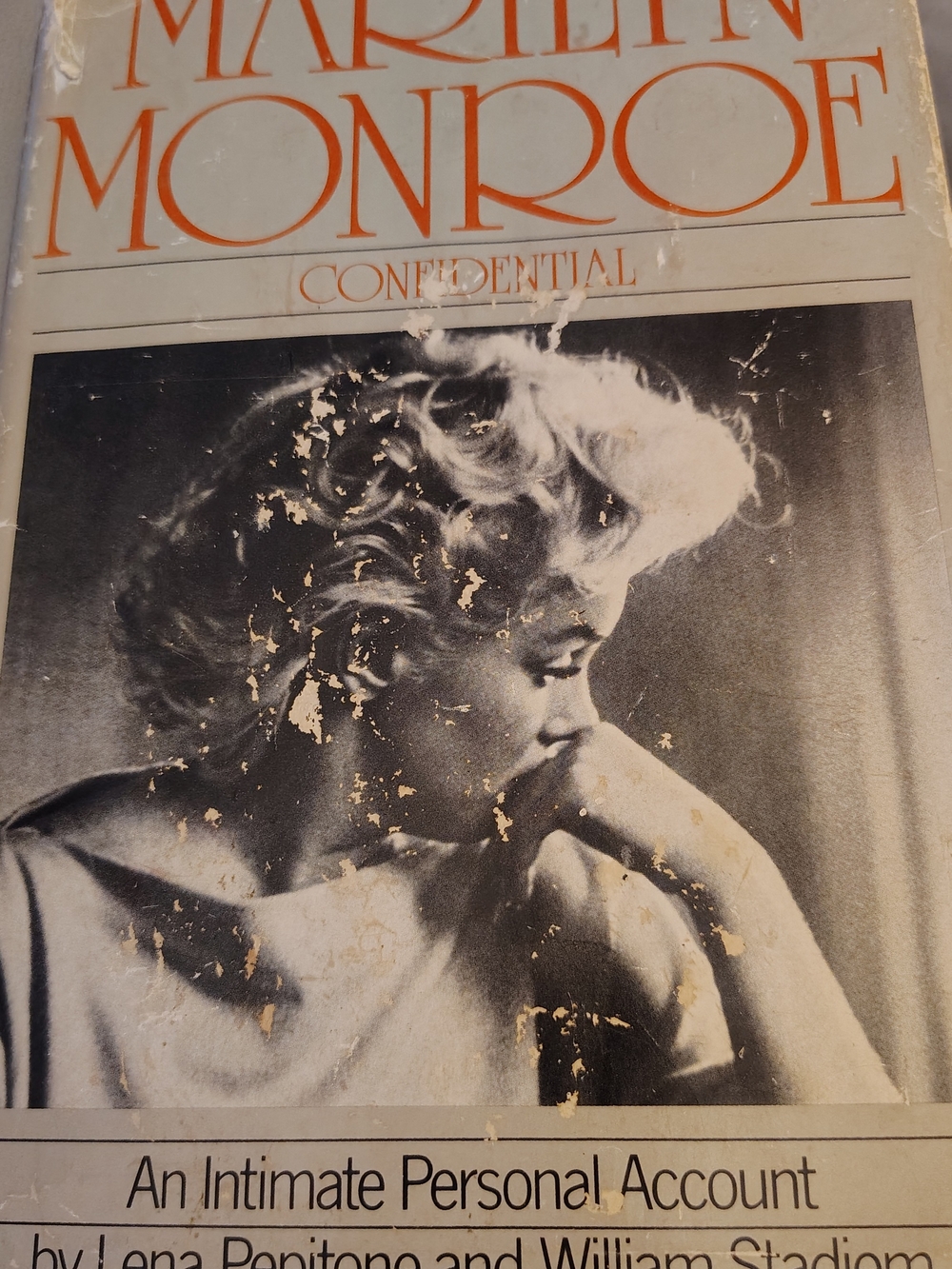 Marilyn Monroe Confidential Paperback with Black & White Cover